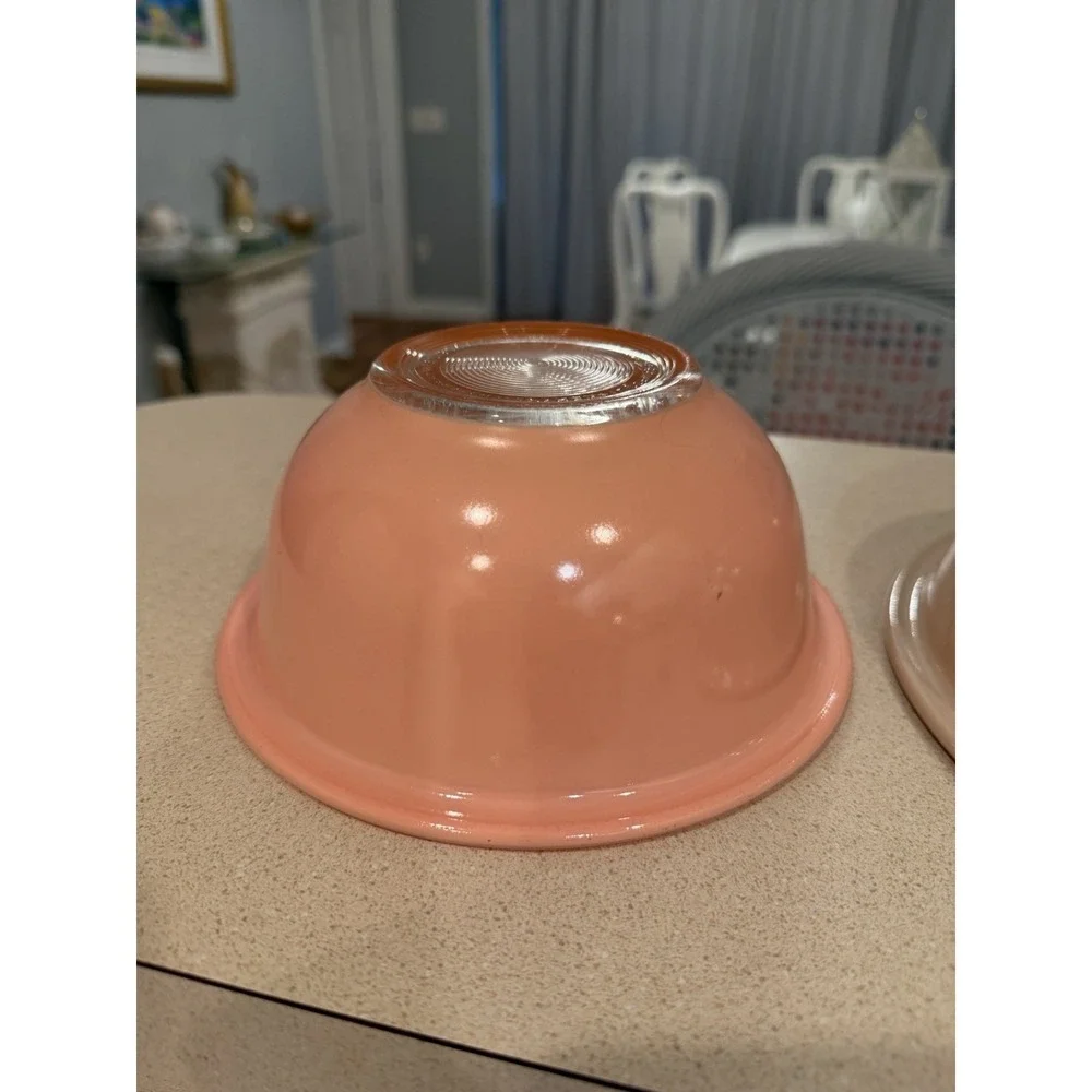 Vintage Pyrex Autumn Nesting Bowls Set of Three Made in the USA Rainbow Mixing